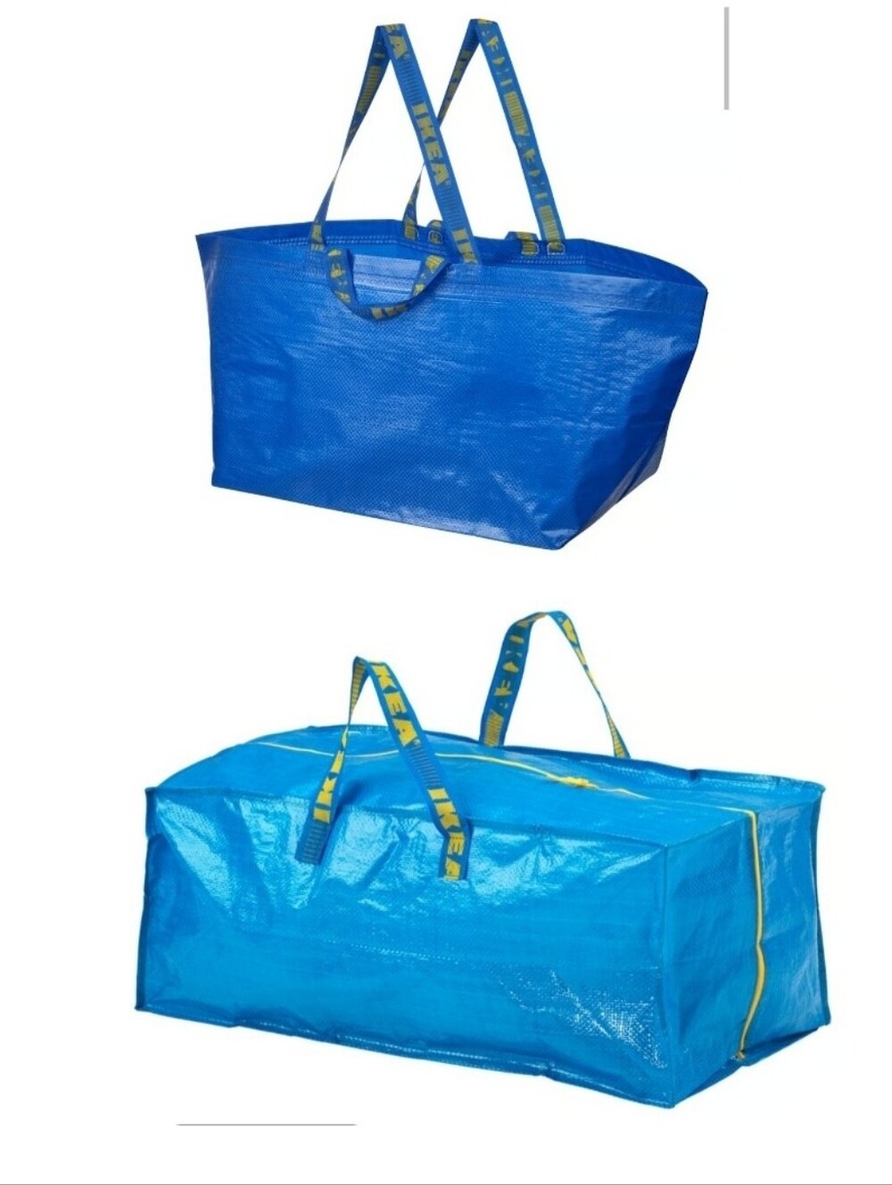 Set Of 2 IKEA Bags FRAKTA 20 Gallon & 10 Gallon NWT